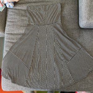 Maurice's Strapless Striped Dress Medium
